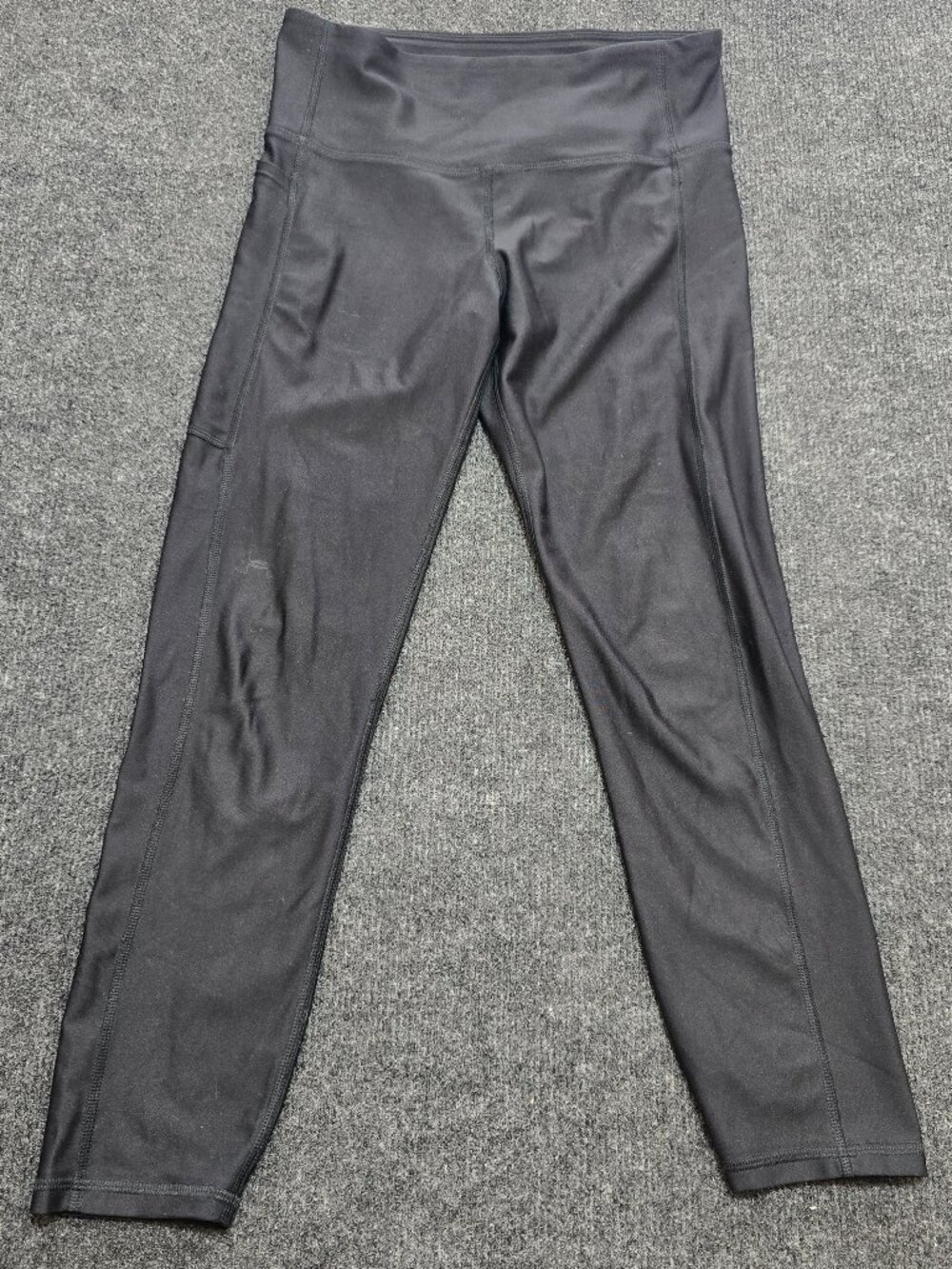 Under Armour HeatGear Compression Leggings Women’s Medium Black Athletic WorkPer